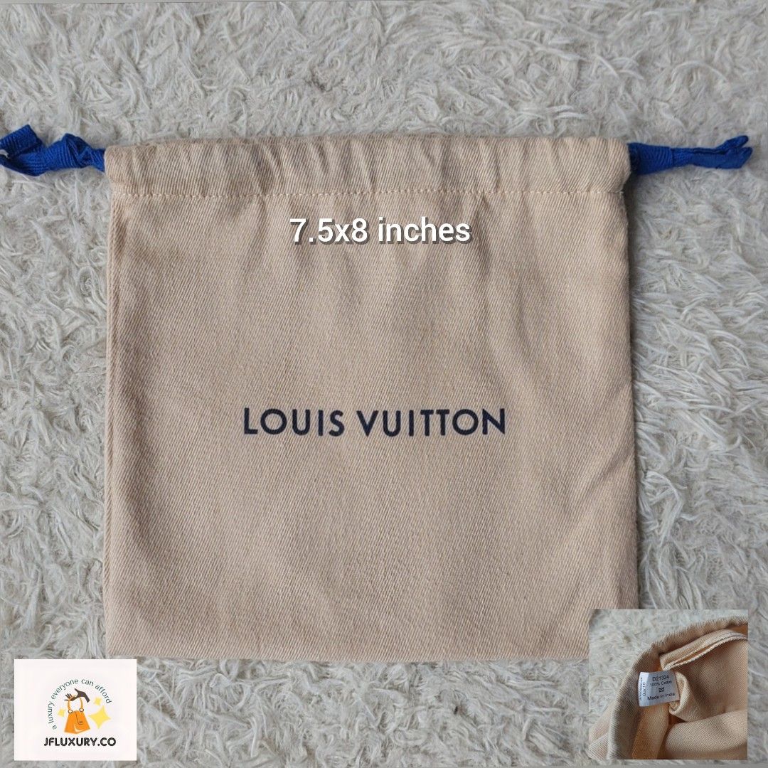 AUTH LOUIS VUITTON Dust Bag Fold Over & Drawstring Dust Bag Set 20