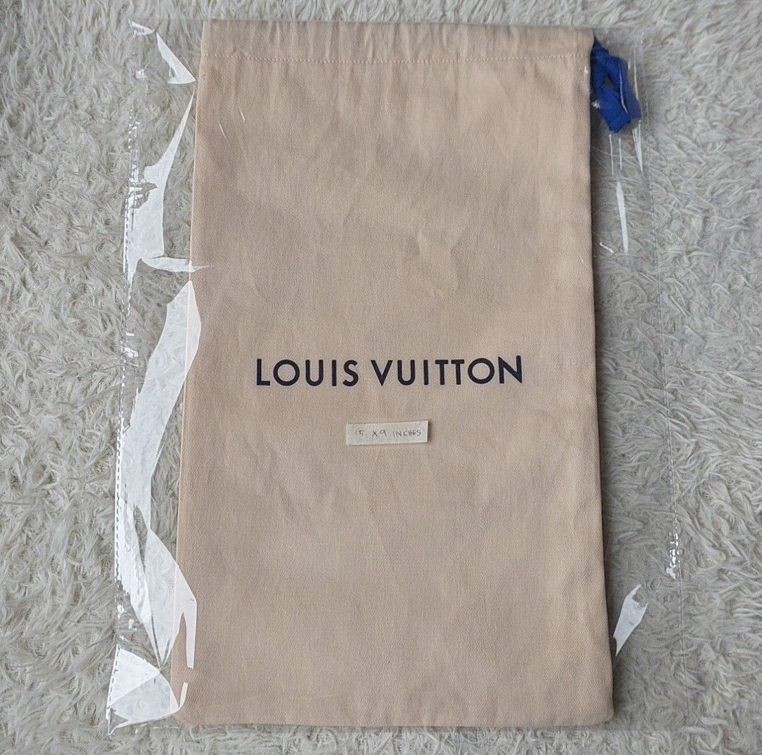 Louis Vuitton Dust Bag for Shoes approx. 15.5” X 9 New