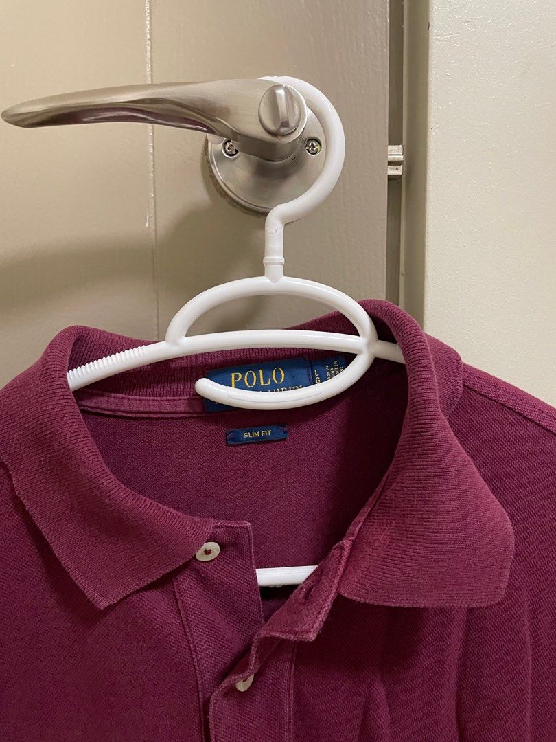 Authentic Ralph Lauren Maroon Polo Shirt (Category: Tshirts & Polo Shirts ) located in Taguig. Submitted by ldnco (Listing ID 1244898464, Image 2). Description: Slim fit Large.