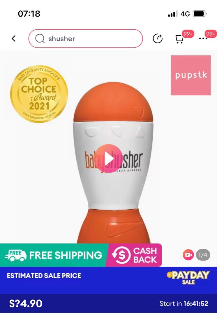 Baby shusher white noise Babies Kids Baby Monitors on Carousell