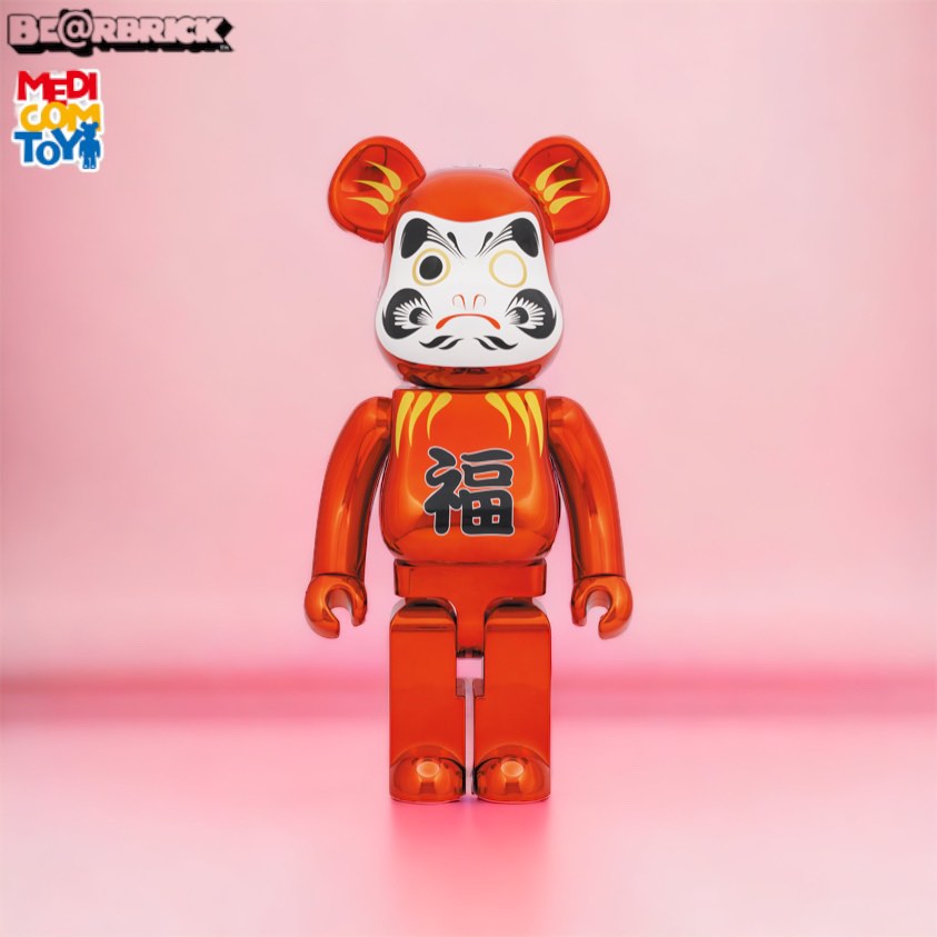 預訂」Bearbrick 達磨赤メッキ1000％, 興趣及遊戲, 玩具& 遊戲類