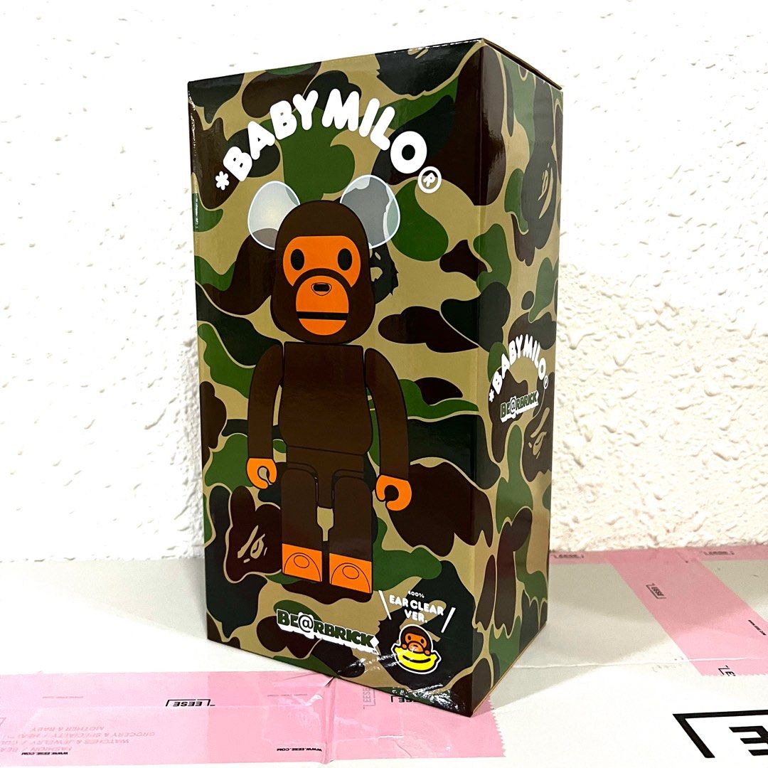 Bearbrick Be@rbrick Medicom A Bathing Ape Bape Baby Milo Ear Clear