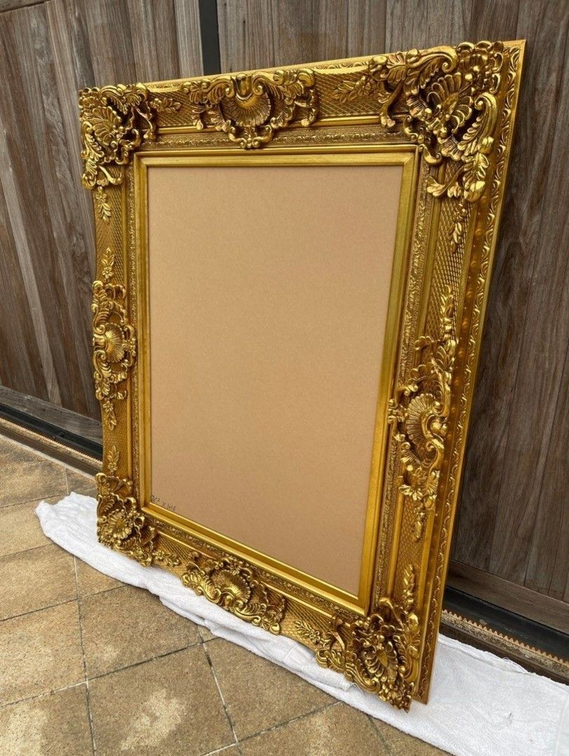 Beautiful large gold frame furniture home living home decor frames