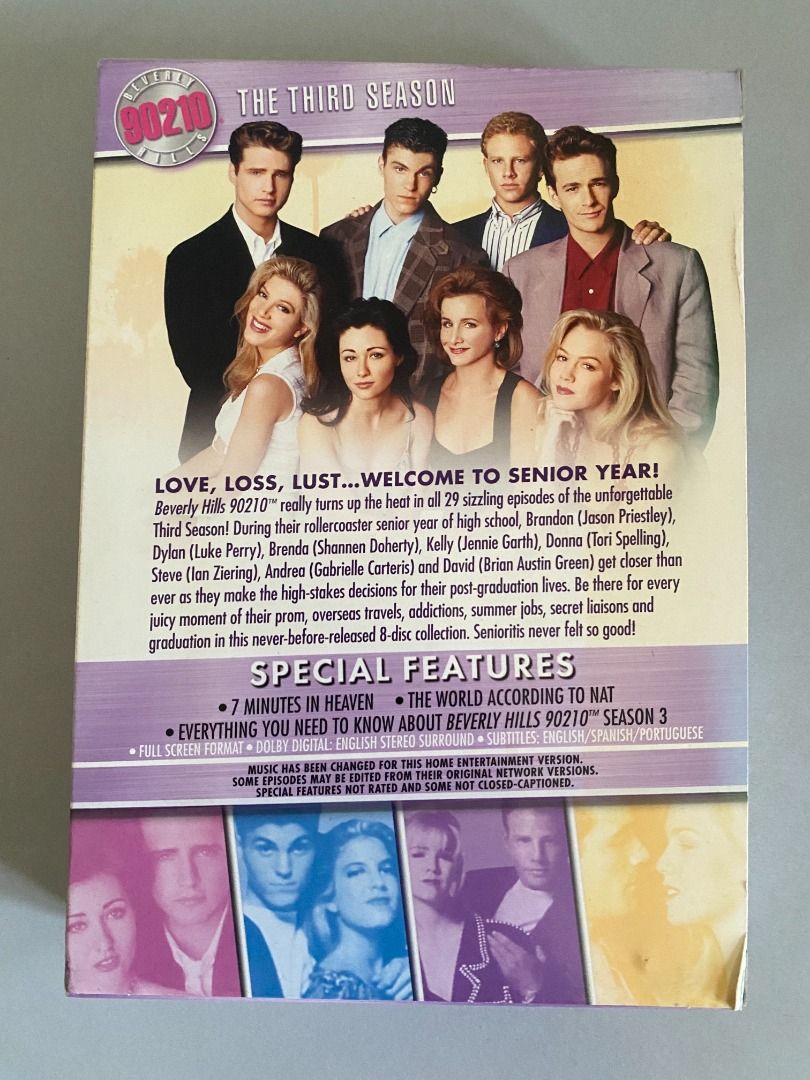 Beverly Hills, 90210 Season 3 DVD Box Set, Hobbies & Toys, Music