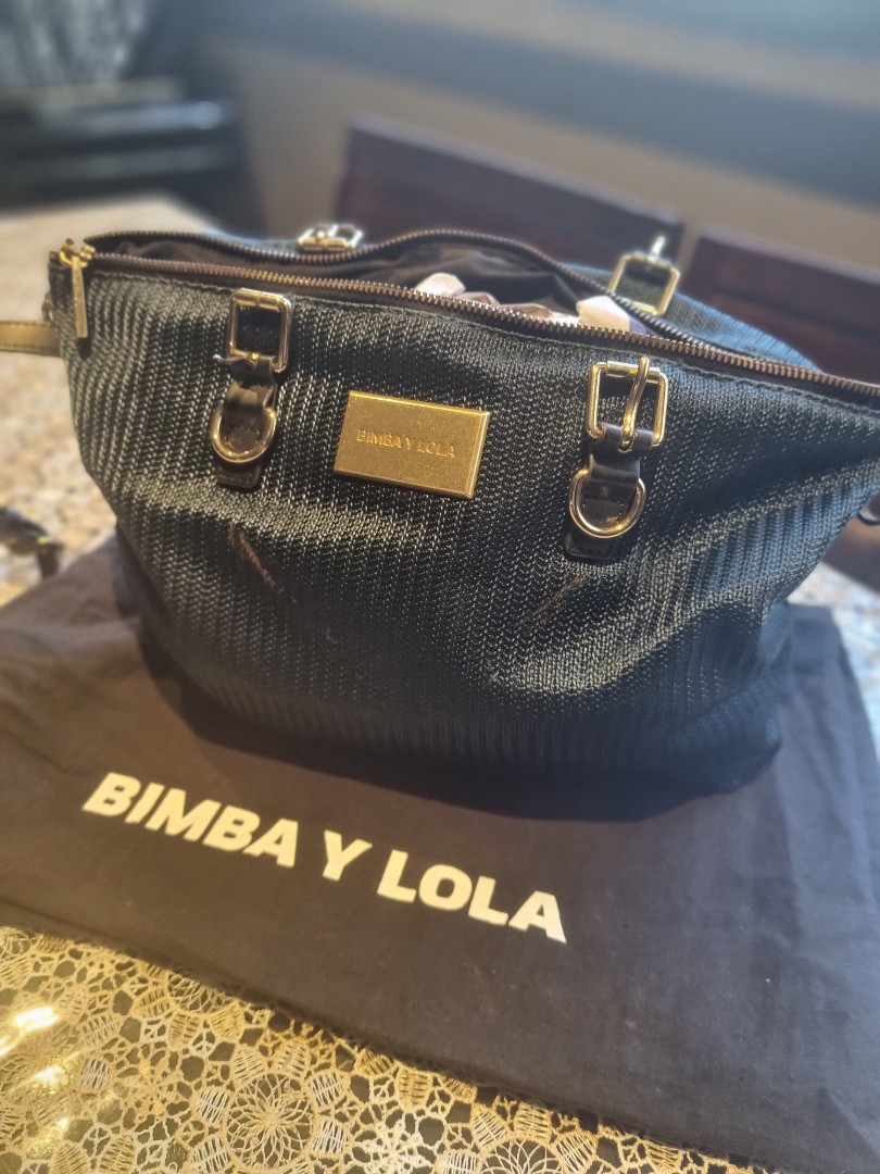 Bimba Y Lola Woven Bag, Luxury, Bags & Wallets on Carousell