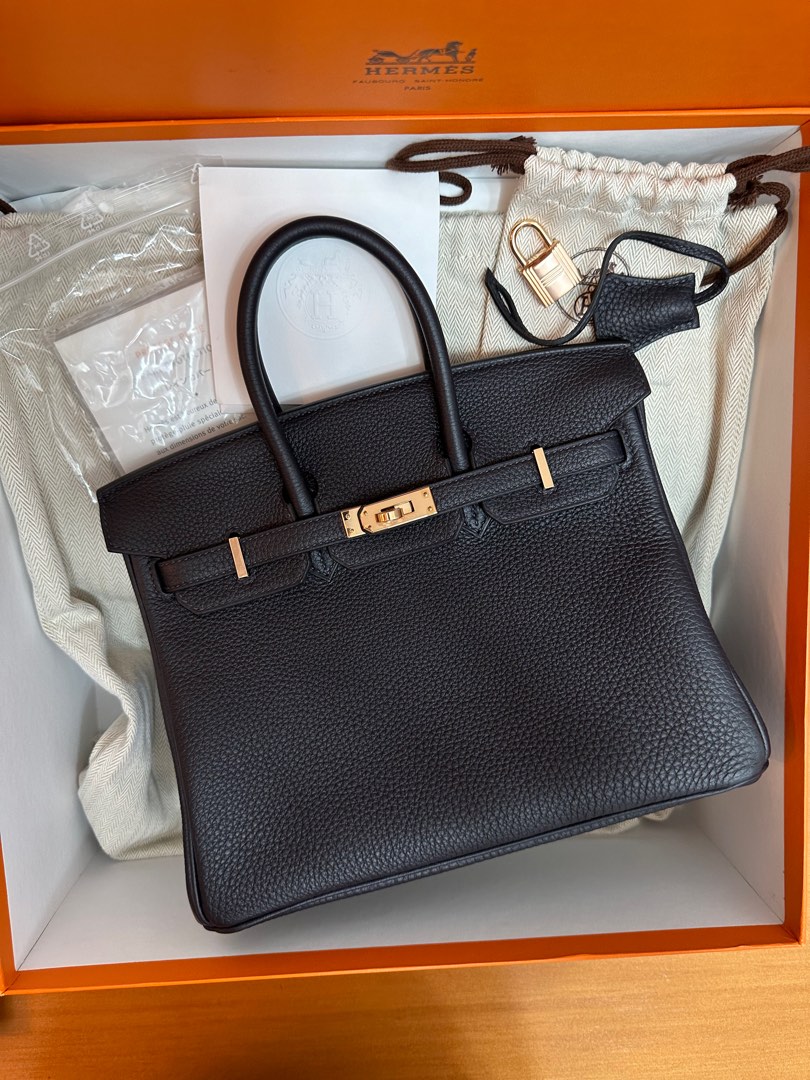 Hermes birkin 25 B25 handbag, Luxury, Bags & Wallets on Carousell