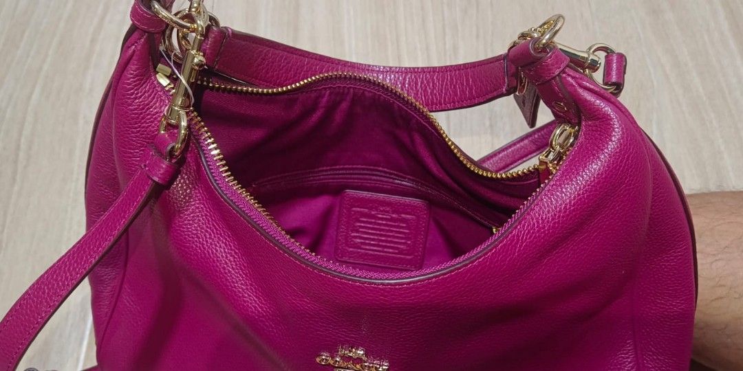 Fuchsia coach clearance purse