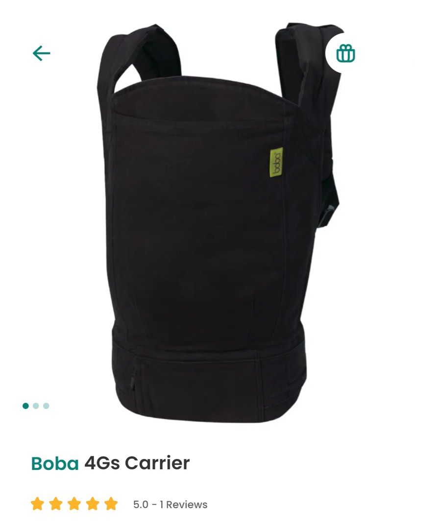 Boba 4Gs Carrier (Category: Carriers & Slings) located in Makati City. Submitted by jmd20 (Listing ID 1244991493, Image 1). Description: Message me for more pics. Bought from Edamama early 2023. In semand and always out of stock. RFS: baby prefers the stroller.