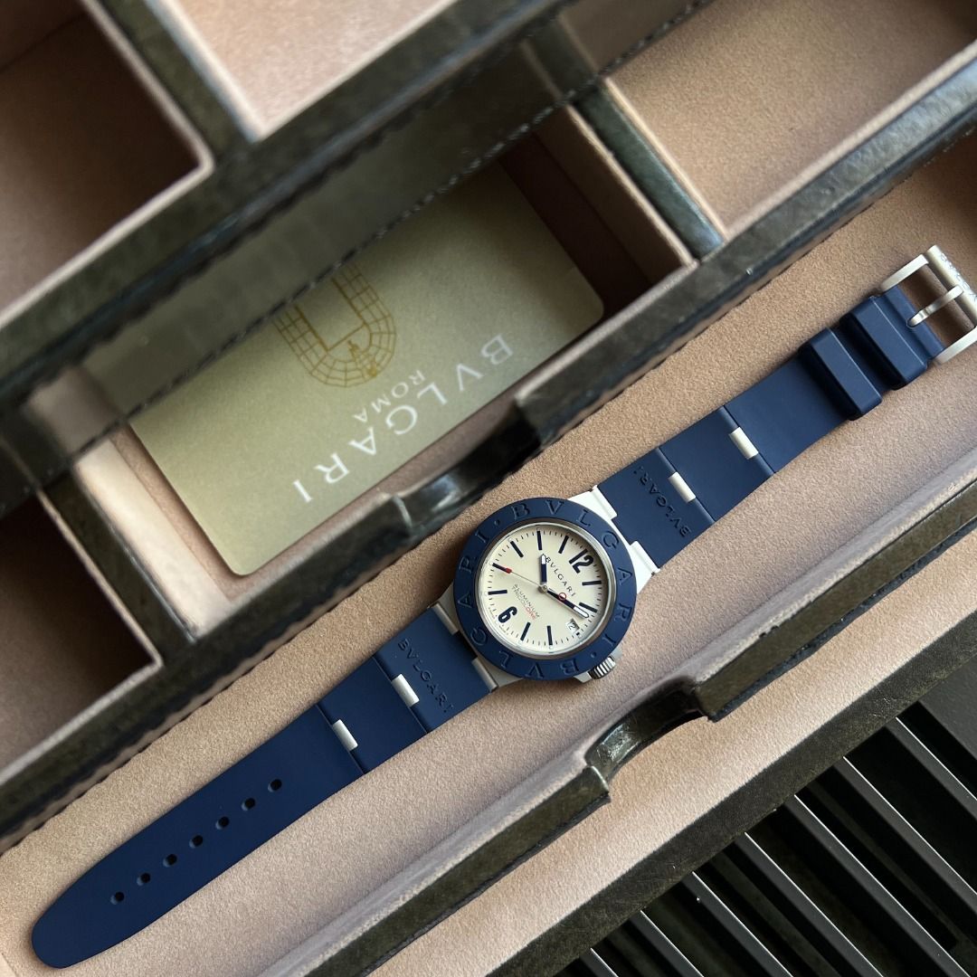 全新未使用品-BULGARI 寶格麗Aluminium Tricolore限量慈善款103514 -3