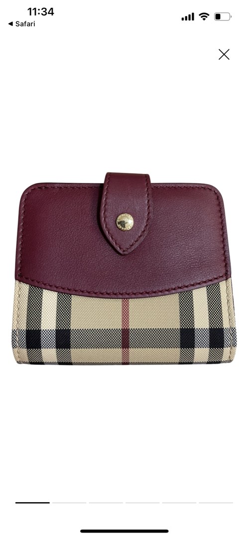 Burberry shops finsbury wallet