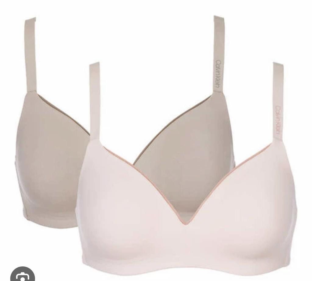 NEW Calvin Klein Small 2pack wire free Bra, Women's Fashion, Undergarments  & Loungewear on Carousell