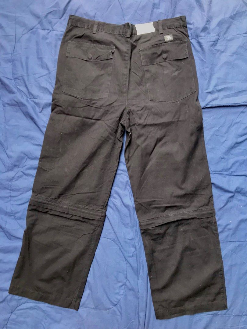 Camel Convertible Trek Pants (Category: Trousers) located in Calapan. Submitted by axlefinestpicks (Listing ID 1245002403, Image 2). Description: Camel Convertible trek pants (pants or shorts) Zipper attachment so it is easy to convert to shorts if needed. Color black Color may differ on pic due to over exposure (photo taken at midday) Dimes: 34” waist 41” length.