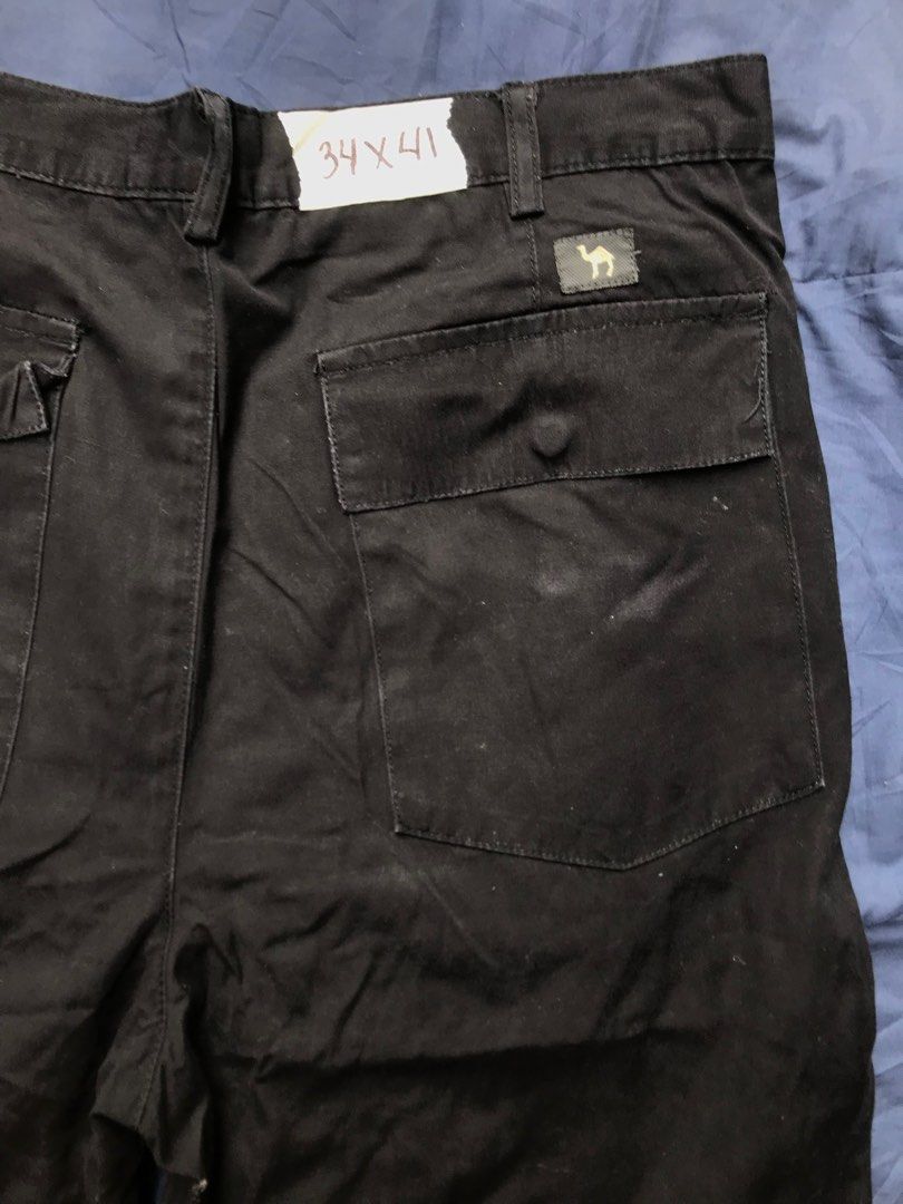 Camel Convertible Trek Pants (Category: Trousers) located in Calapan. Submitted by axlefinestpicks (Listing ID 1245002403, Image 3). Description: Camel Convertible trek pants (pants or shorts) Zipper attachment so it is easy to convert to shorts if needed. Color black Color may differ on pic due to over exposure (photo taken at midday) Dimes: 34” waist 41” length.
