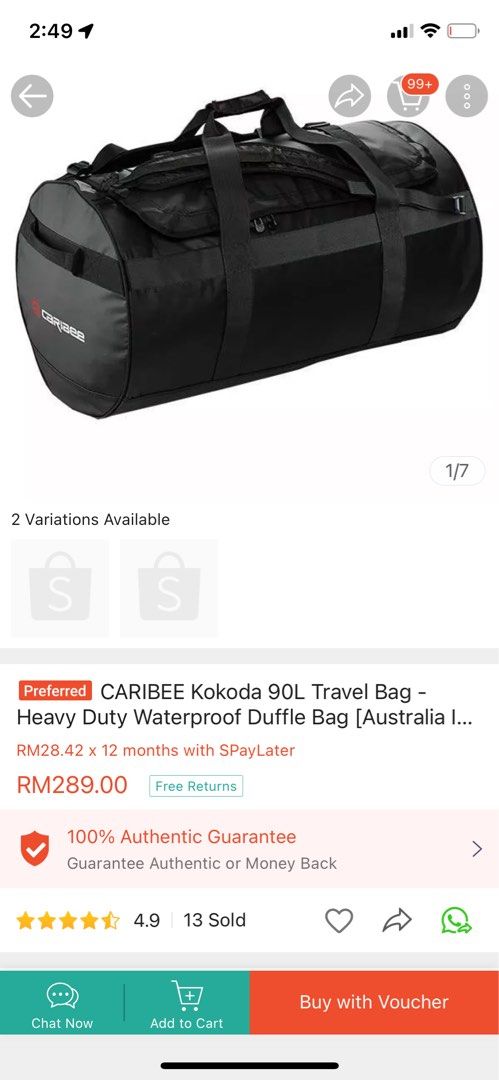 Caribee bag malaysia clearance