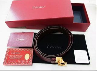 Cartier belt - gold hardware