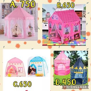 Castle / princess / house flower and star  TENT