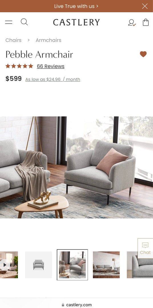 Castlery armchairs sales