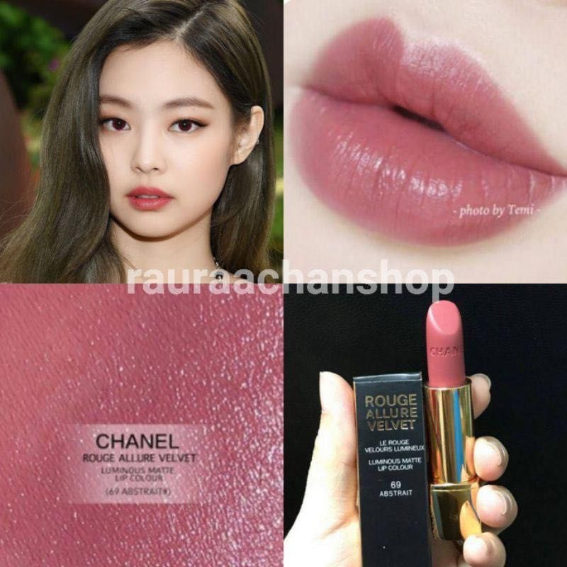 Chanel Rouge Allure Velvet lipstick Abstrait 69 , Beauty & Personal Care,  Face, Makeup on Carousell