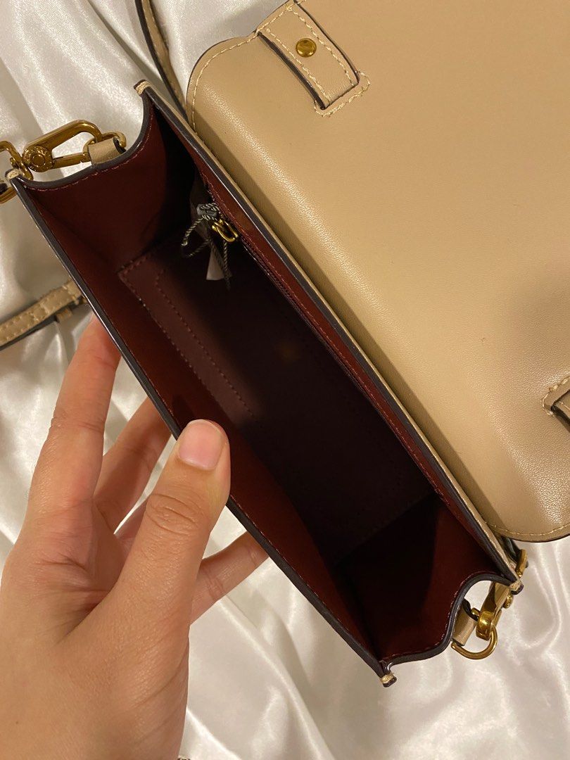 Chunky metal top on sale handle bow flap bag
