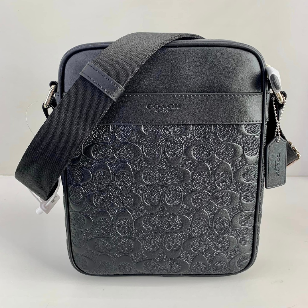 Charles flight bag clearance in signature leather