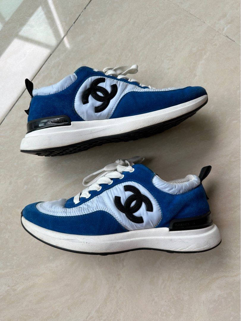 Chanel blue trainers shop