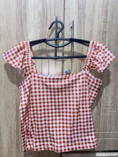 Checkered Sleeveless Top
