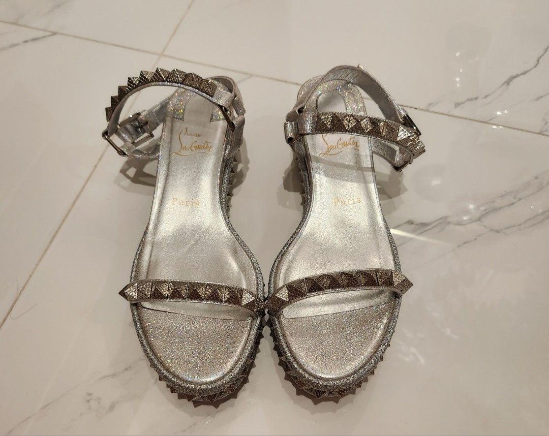 CHRISTIAN LOUBOUTIN Wedges in size 39 Luxury Sneakers Footwear on Carousell