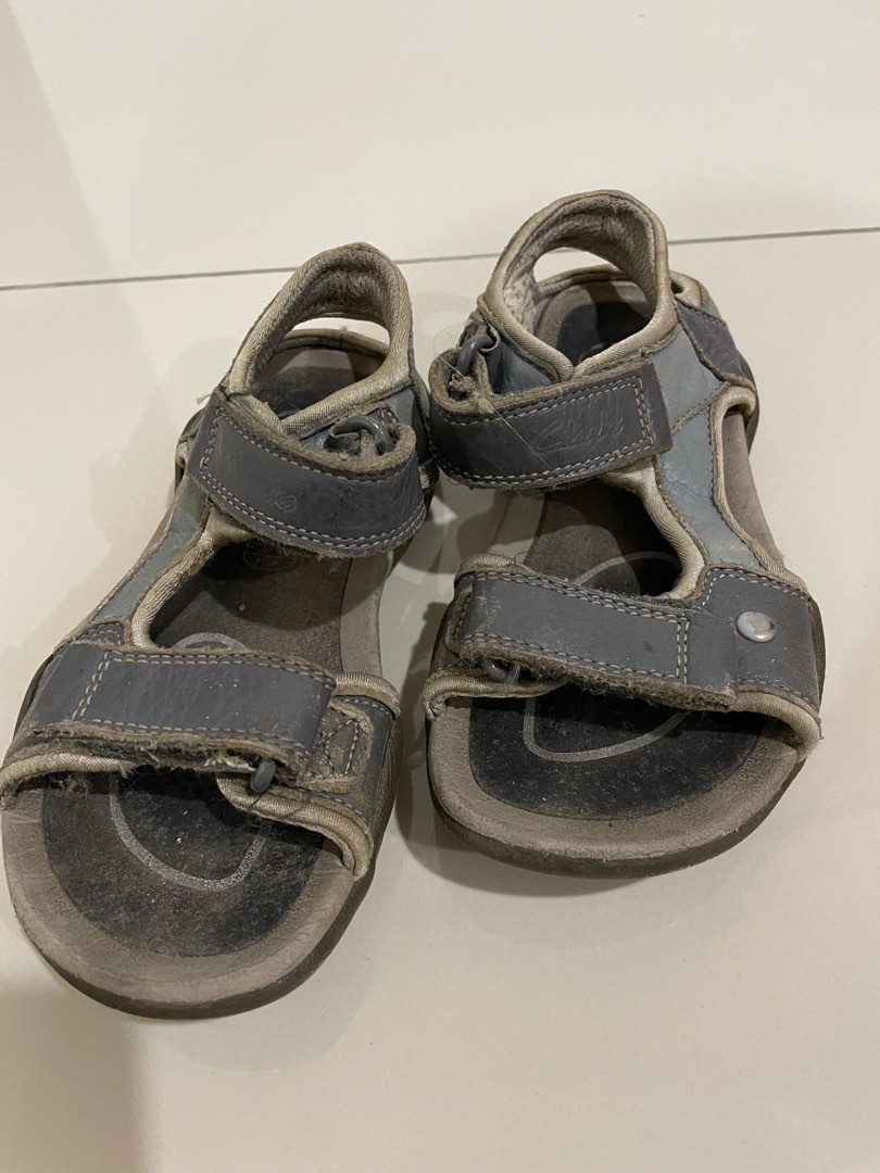 Clarks sandals kids silver hotsell