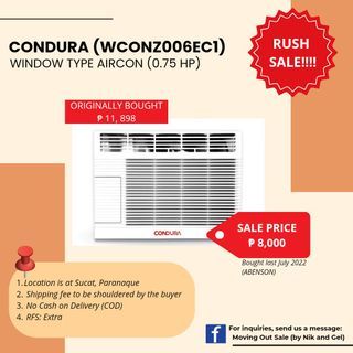 Condura Window-type Aircon