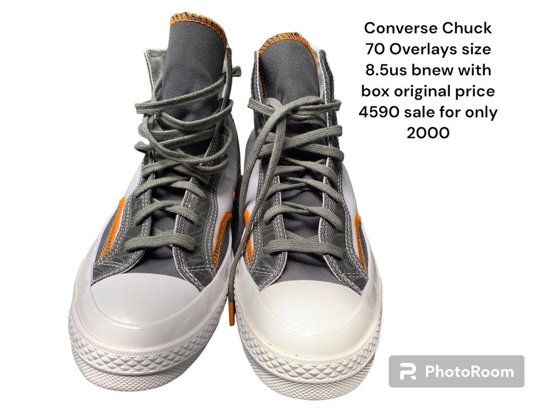 Converse chuck 70 overlays, Men's Fashion, Footwear, Sneakers on Carousell
