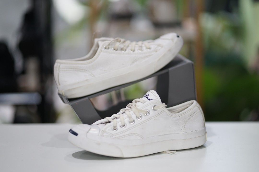 Converse jack purcell white leather sise 36