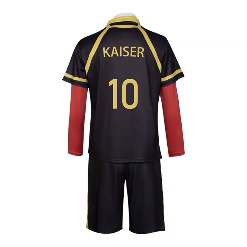 Cosplay Blue Lock Michael Kaiser Bastard Munchen Jersey Anime Shirt Costume, Hobbies & Toys
