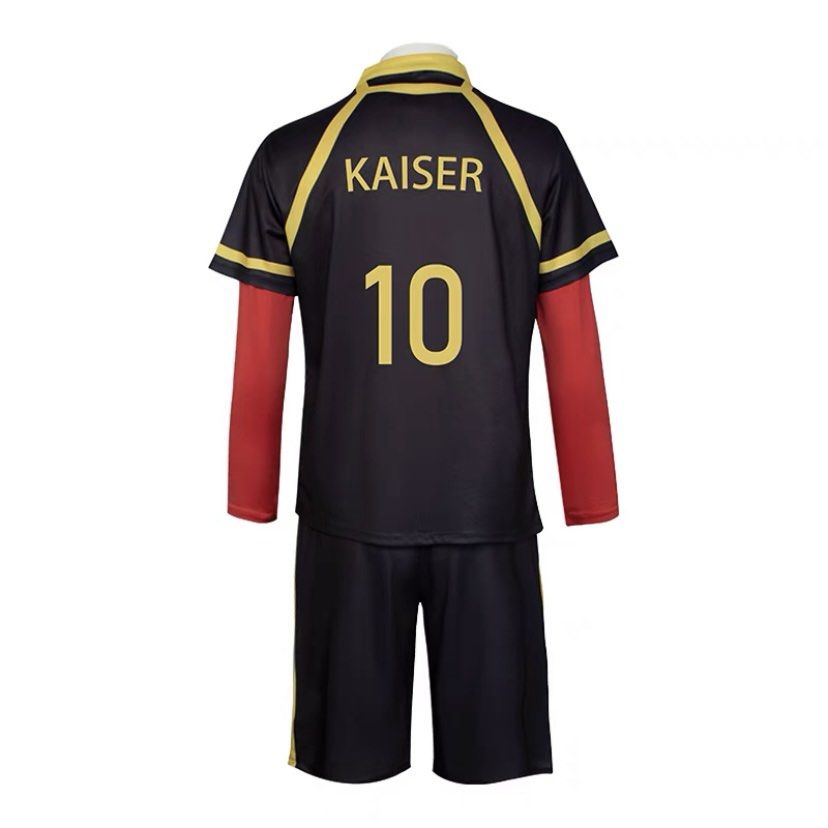 Cosplay Blue Lock Michael Kaiser Bastard Munchen Jersey Anime Shirt