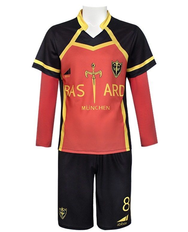 Cosplay Blue Lock Michael Kaiser Bastard Munchen Jersey Anime Shirt