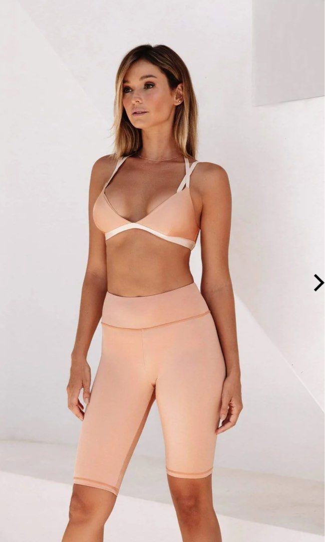 Rose gold biker shorts clearance