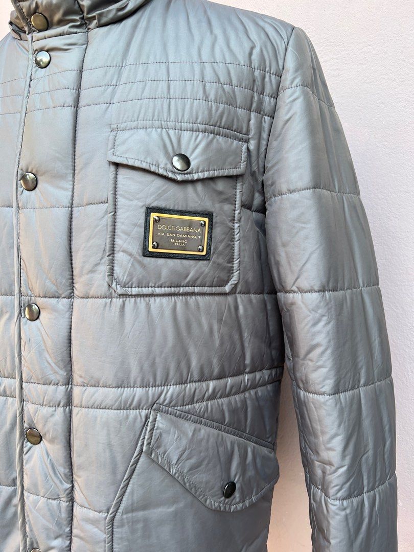 Dolce and gabbana mens puffer top jacket