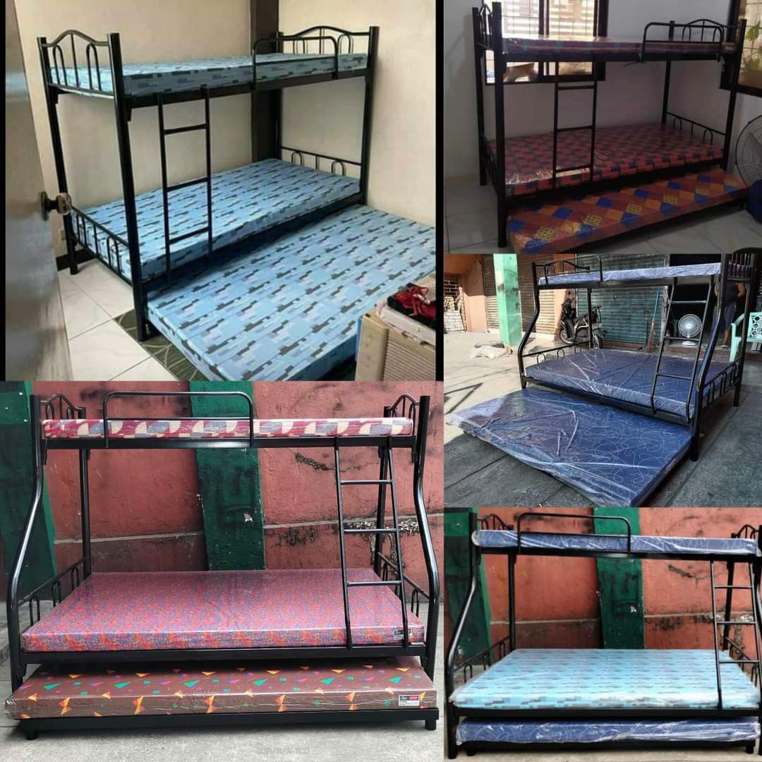 double deck with pull out (Category: Bed Frames & Mattresses) located in Cavite. Submitted by eiggeranepol (Listing ID 1244895941, Image 1). Description: 🤎🤎 DOUBLE DECK WITH PULL OUT🤎🤎 💫💫WITH OR WITHOUT FOAM💫💫 ✨ON HAND,READY TO DELIVER✨ ✨FREE DELIVERY SELECTED AREAS✨ ✨DELIVERY CHARGE DEPEND ON YOUR LOCATION☺️ ⏩PM FOR FAST TRANSACTION😘📲 👉Mode of Payment👌👌 👉CASH ON DELIVERY 👉GCASH PAYMENT 🔴NO INSTALLMENT.