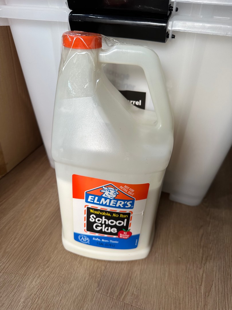  Basics All Purpose Washable School Liquid Glue, 1 Gallon  -with- All Purpose Washable School Clear Liquid Glue, 1 Gallon -Great for  Making Slime : Office Products