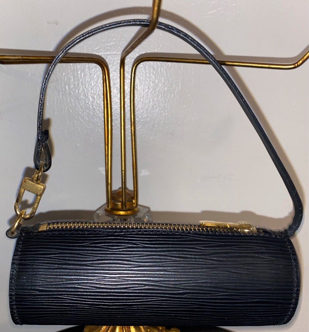 Louis vuitton epi leahter pochette black bag, Luxury, Bags & Wallets on  Carousell