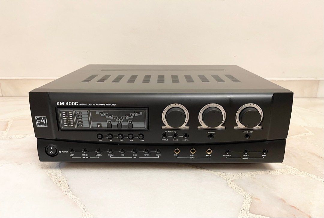 E&V ProAudio Stereo Digital Karaoke Amplifier with key control, Audio