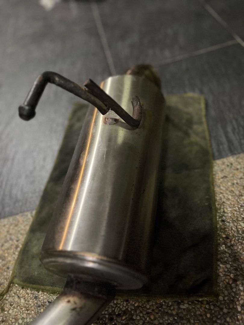 Exhaust Turn Down Pipe K Tuned Muffler Stainless Steel 2.5 inc, Auto