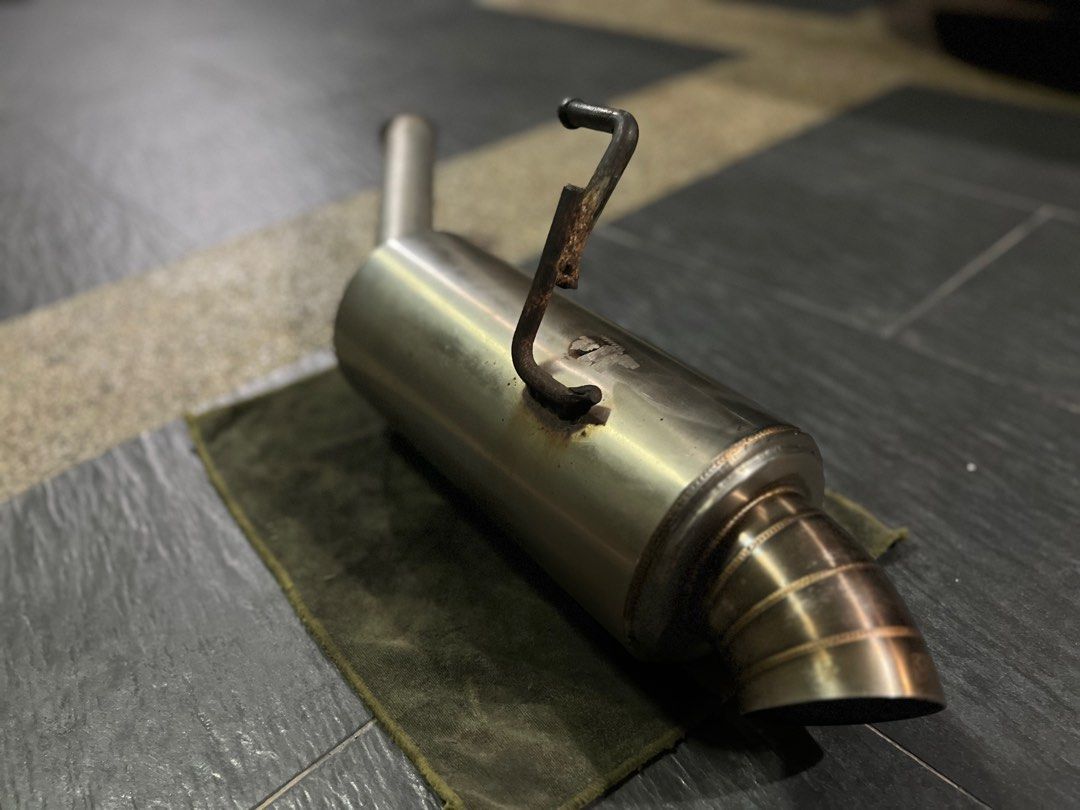 Exhaust Turn Down Pipe K Tuned Muffler Stainless Steel 2.5 inc, Auto