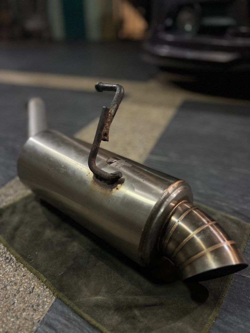 Exhaust Turn Down Pipe K Tuned Muffler Stainless Steel 2.5 inc, Auto