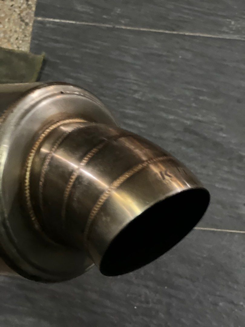 Exhaust Turn Down Pipe K Tuned Muffler Stainless Steel 2.5 inc, Auto