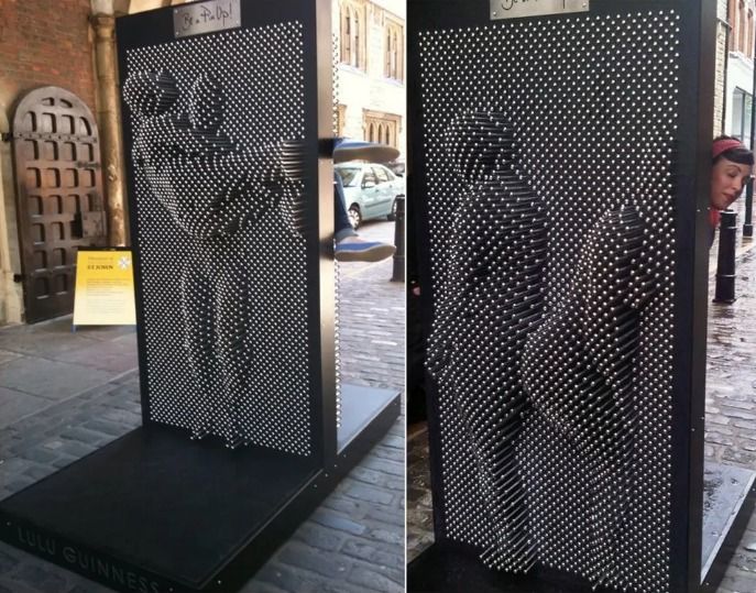 Extra Giant Large Body Life Size Plastic 3d Pin Wall Impression