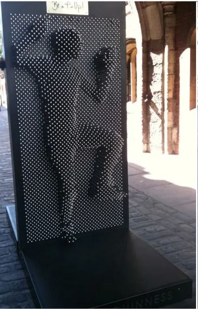 Extra Giant Large Body Life Size Plastic 3d Pin Wall Impression