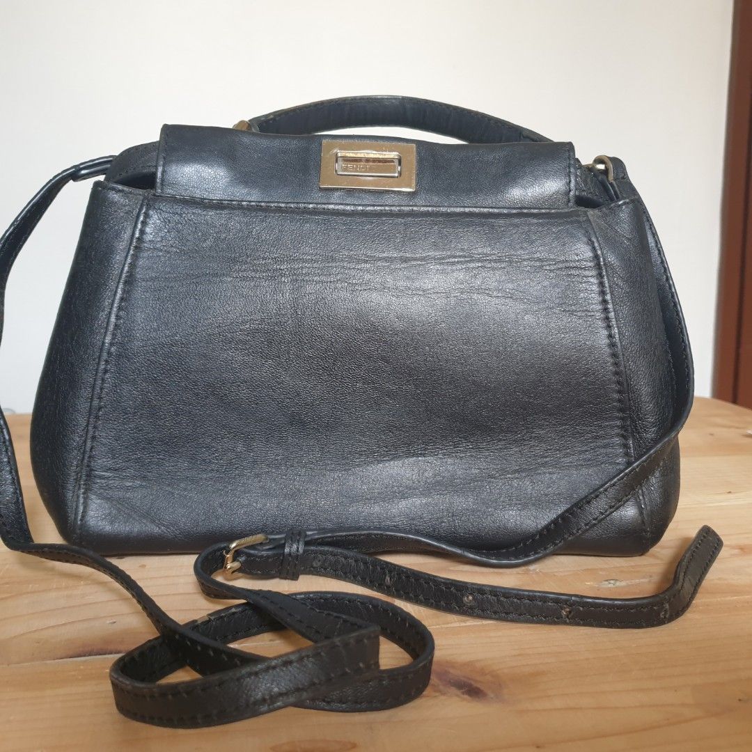 Fendi Peekaboo Mini (Category: Luxury Bags & Wallets) located in Manila. Submitted by bigbangxoxo (Listing ID 1244918886, Image 1). Description: Fendi Mini Peekaboo bought from The Bag Brigade Lambskin leather coded No inclusions Easy to style, can go from casual to formal Can provide more pics rfs I now prefer to wear tote bags open for layaway.