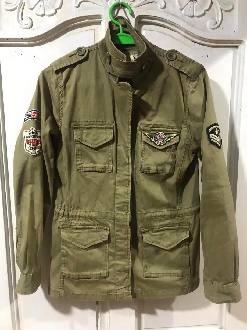 FOREVER 21 Army Green Jacket For Women Size Small Women s