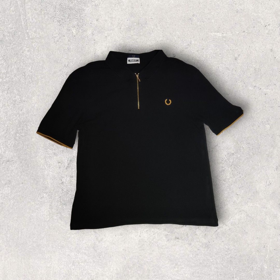 Fred perry miles kane zip polo clearance