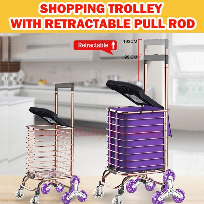 Waterproof sales shopping trolley